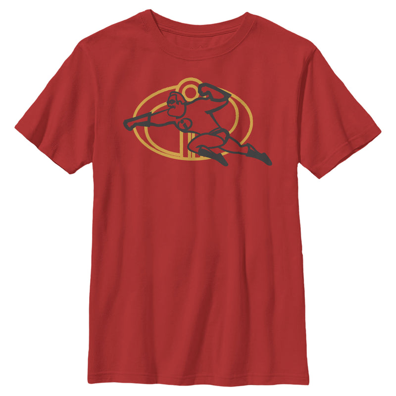 Boy's The Incredibles 2 Flying Dad Logo T-Shirt