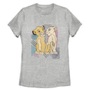 Women's Lion King Retro Cub Love T-Shirt