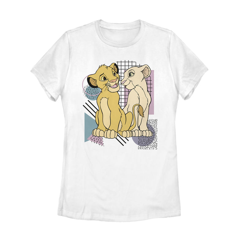 Women's Lion King Bold Retro Cub Love T-Shirt