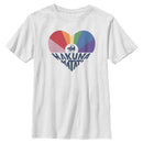 Boy's Lion King Rainbow Hakuna Matata Heart T-Shirt