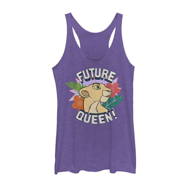 Women's Lion King Nala Future Queen Racerback Tank Top