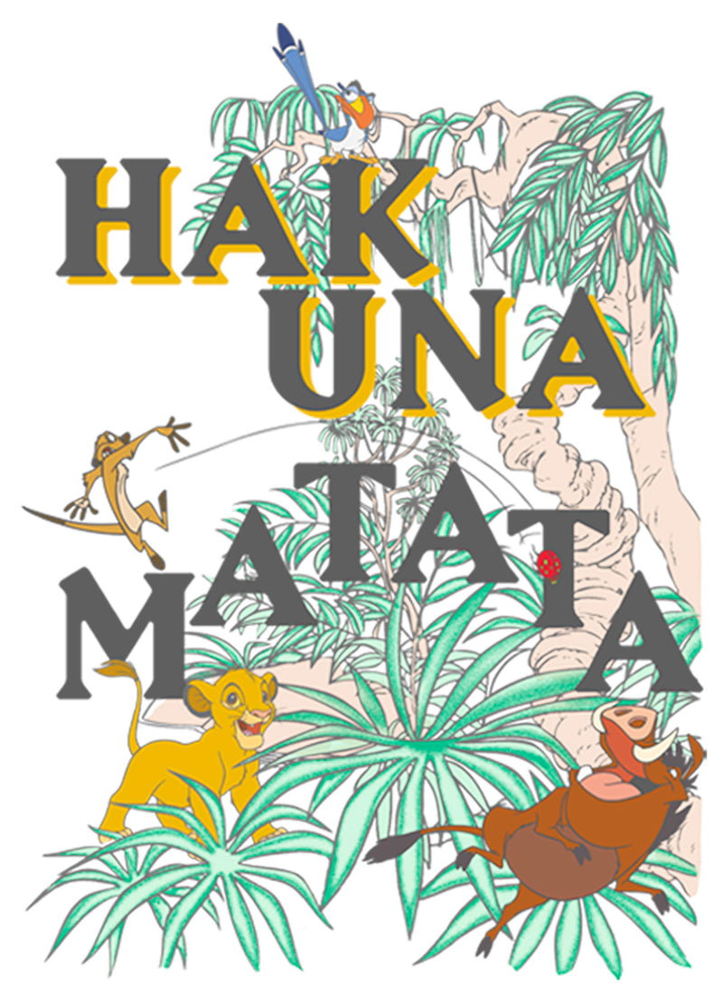 Boy's Lion King Hakuna Matata Colorful Oasis T-Shirt