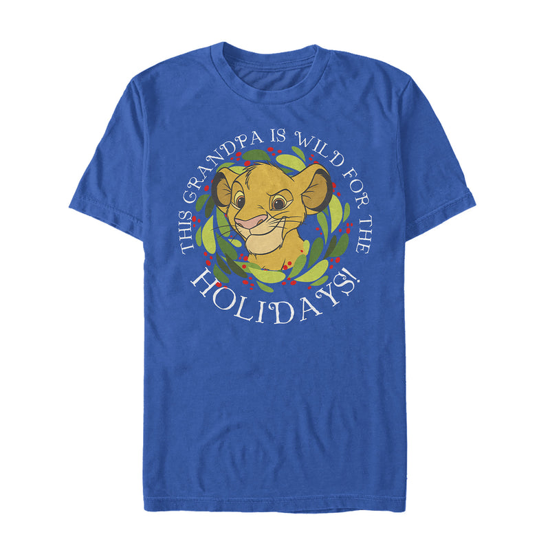 Men's Lion King Christmas Wild Grandpa T-Shirt