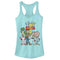 Junior's Toy Story Character Logo Party Racerback Tank Top