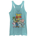 Women's Toy Story Character Logo Party Racerback Tank Top