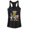 Junior's Toy Story Character Logo Party Racerback Tank Top