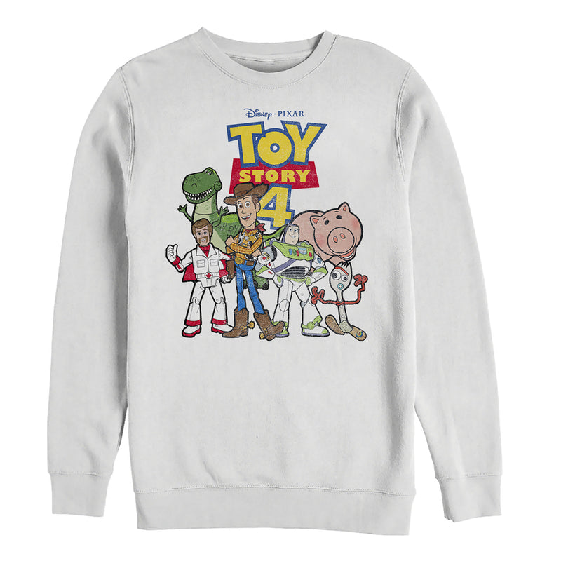 Men's Toy Story Character Logo Party Sweatshirt