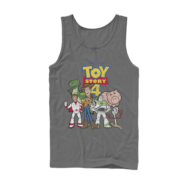 Men's Toy Story Character Logo Party Tank Top