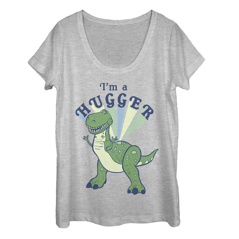 Women's Toy Story I'm a Hugger Rex Scoop Neck