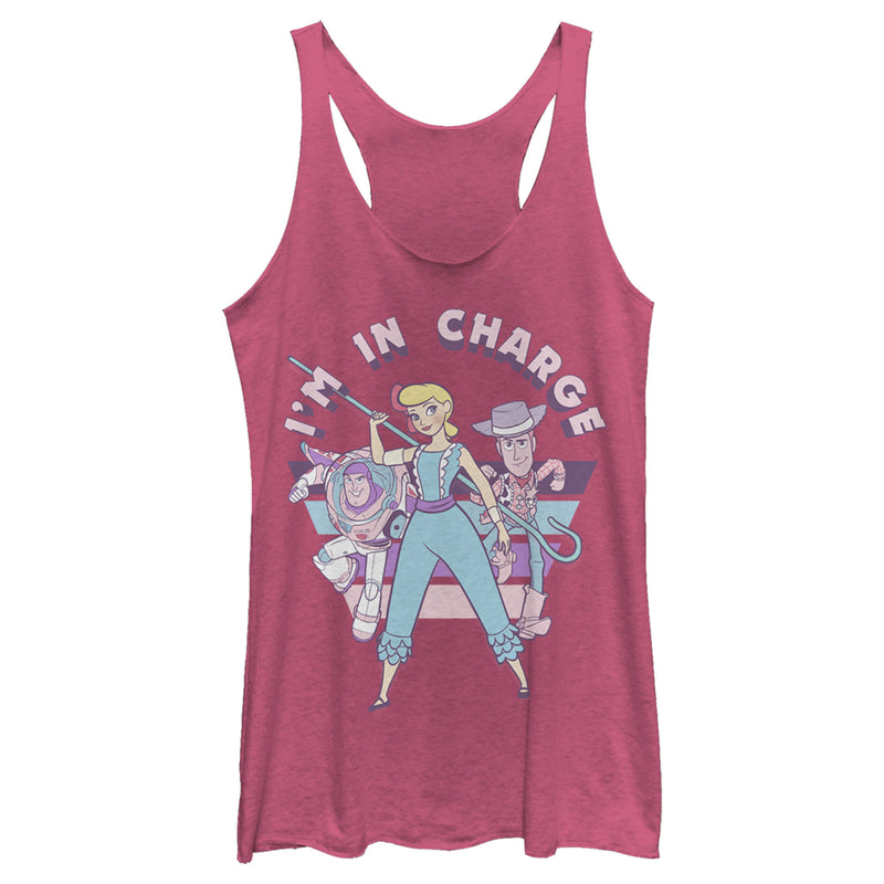 Women's Toy Story Bo Peep In Charge Racerback Tank Top