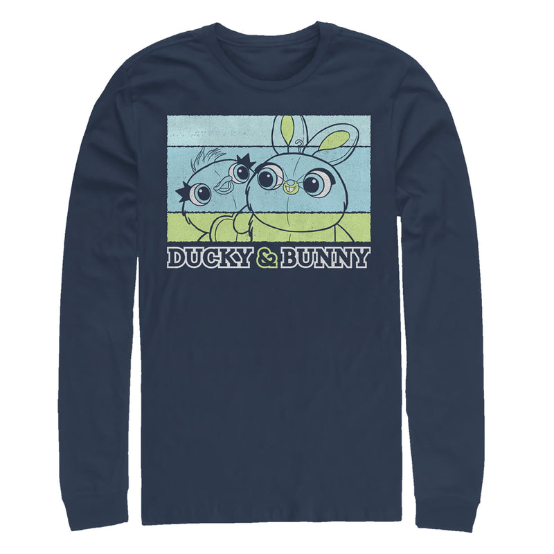 Men's Toy Story Ducky & Bunny Panels Long Sleeve Shirt