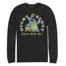 Men's Toy Story Ducky & Bunny Stick With It Motto Long Sleeve Shirt
