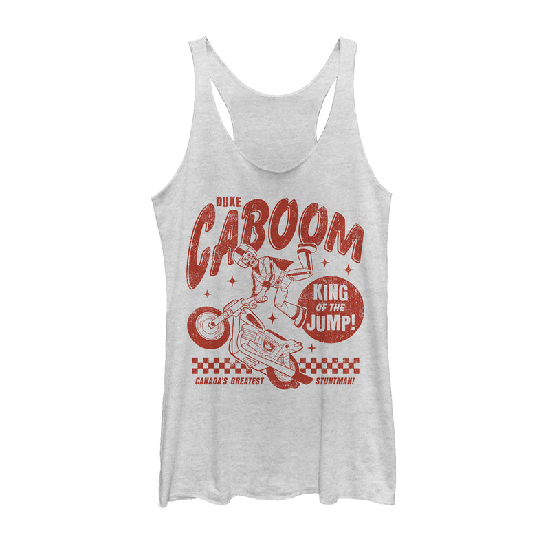 Women's Toy Story Caboom King Jump Racerback Tank Top