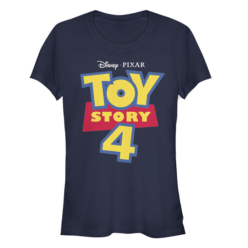 Junior's Toy Story Classic Logo T-Shirt