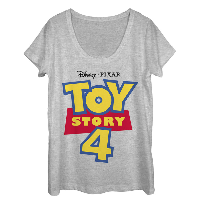 Women's Toy Story Bold Logo Scoop Neck