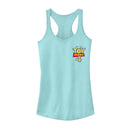 Junior's Toy Story Bold Logo Badge Racerback Tank Top