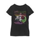 Girl's Toy Story Duke Caboom Neon Race T-Shirt