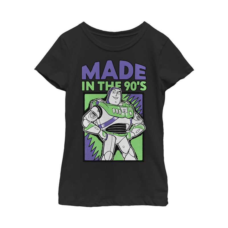 Girl's Toy Story Buzz Lightyear Made in 90s T-Shirt