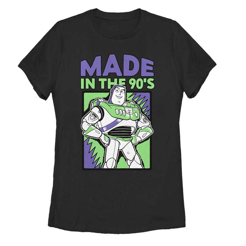 Women's Toy Story Buzz Lightyear Made in 90s T-Shirt