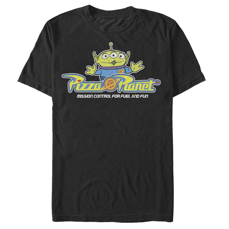 Men's Toy Story Pizza Planet Alien Slogan T-Shirt
