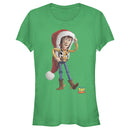 Junior's Toy Story Christmas Woody Santa Claus T-Shirt