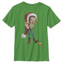 Boy's Toy Story Christmas Woody Santa Claus T-Shirt