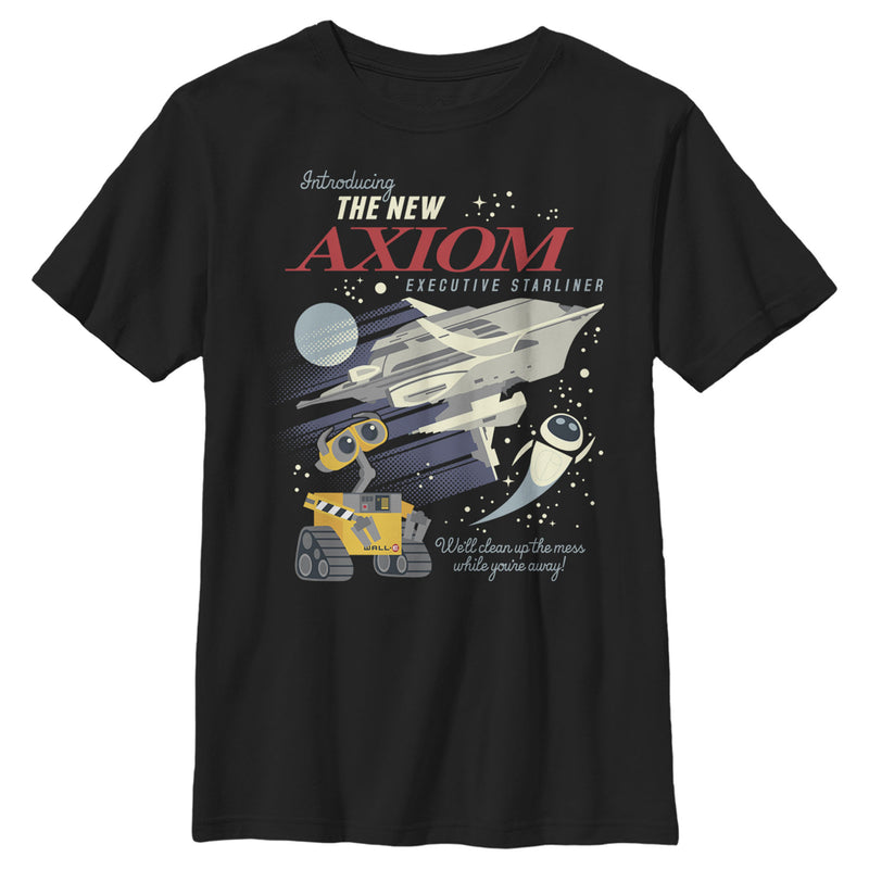 Boy's Wall-E New Axiom Poster T-Shirt
