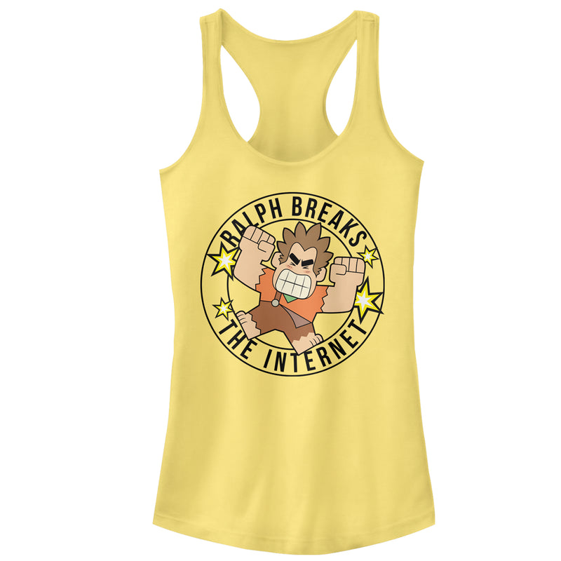 Junior's Ralph Breaks the Internet Symbol Racerback Tank Top