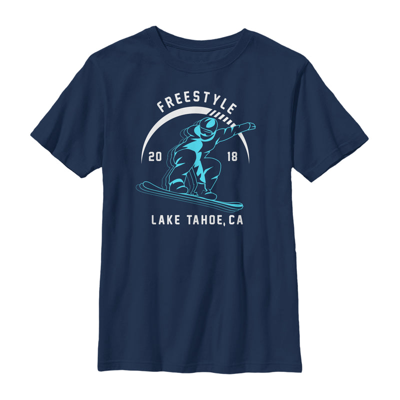 Boy's Lost Gods Lake Tahoe Snowboarding T-Shirt