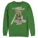 Men's Star Wars: The Clone Wars Yoda Force Is Strong Sweatshirt