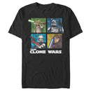 Men's Star Wars: The Clone Wars Group Shot Box Up T-Shirt