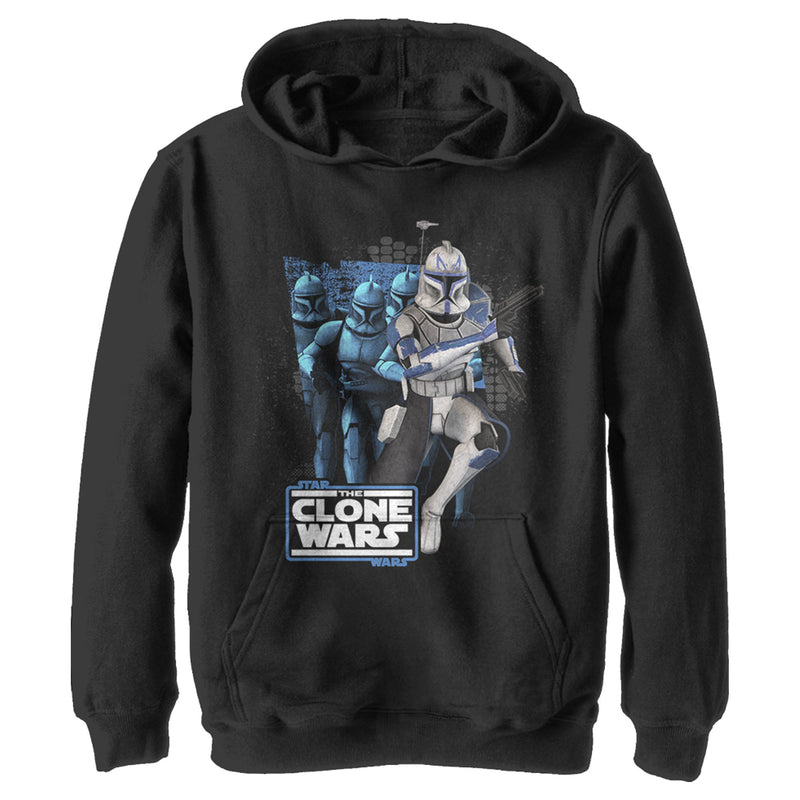 Boy's Star Wars: The Clone Wars Captain Rex Mashup Pull Over Hoodie