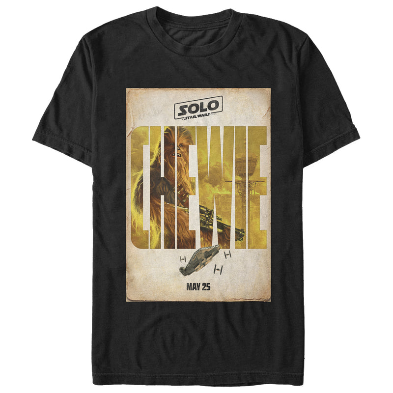 Men's Solo: A Star Wars Story Chewie Movie Poster T-Shirt