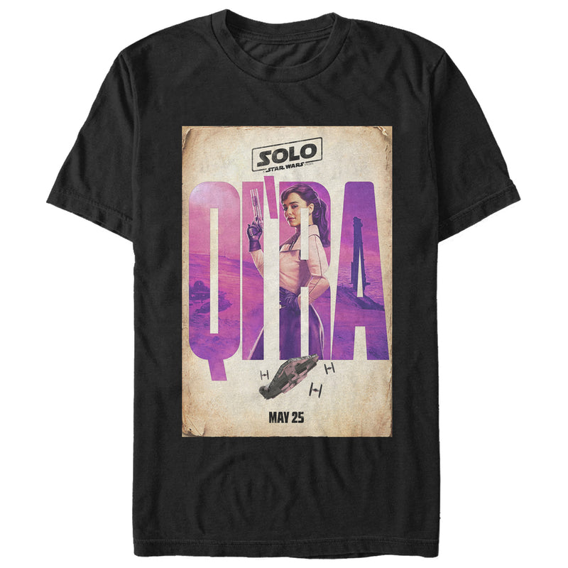 Men's Solo: A Star Wars Story Qi'ra Name Poster T-Shirt