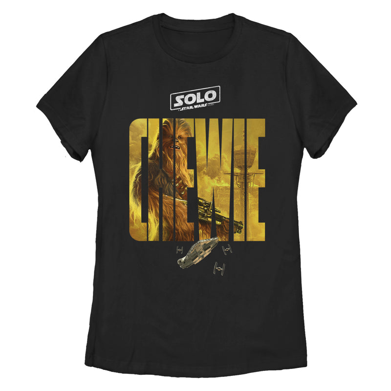Women's Solo: A Star Wars Story Chewie Poster T-Shirt