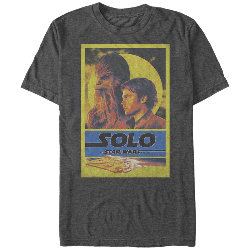 Men's Solo: A Star Wars Story Light Vintage Partner Frame T-Shirt