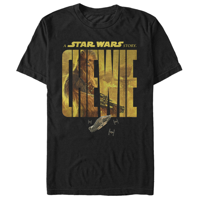 Men's Solo: A Star Wars Story Chewie Name Movie Poster T-Shirt