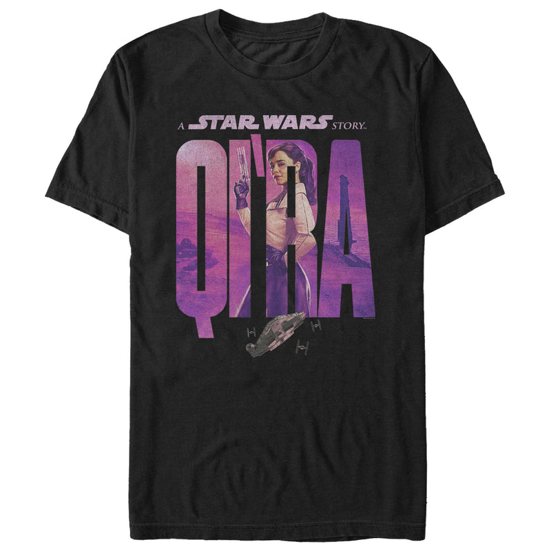 Men's Solo: A Star Wars Story Qi'ra Name Movie Poster T-Shirt