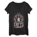 Women's Solo: A Star Wars Story Enfys Nest Silhouette Scoop Neck