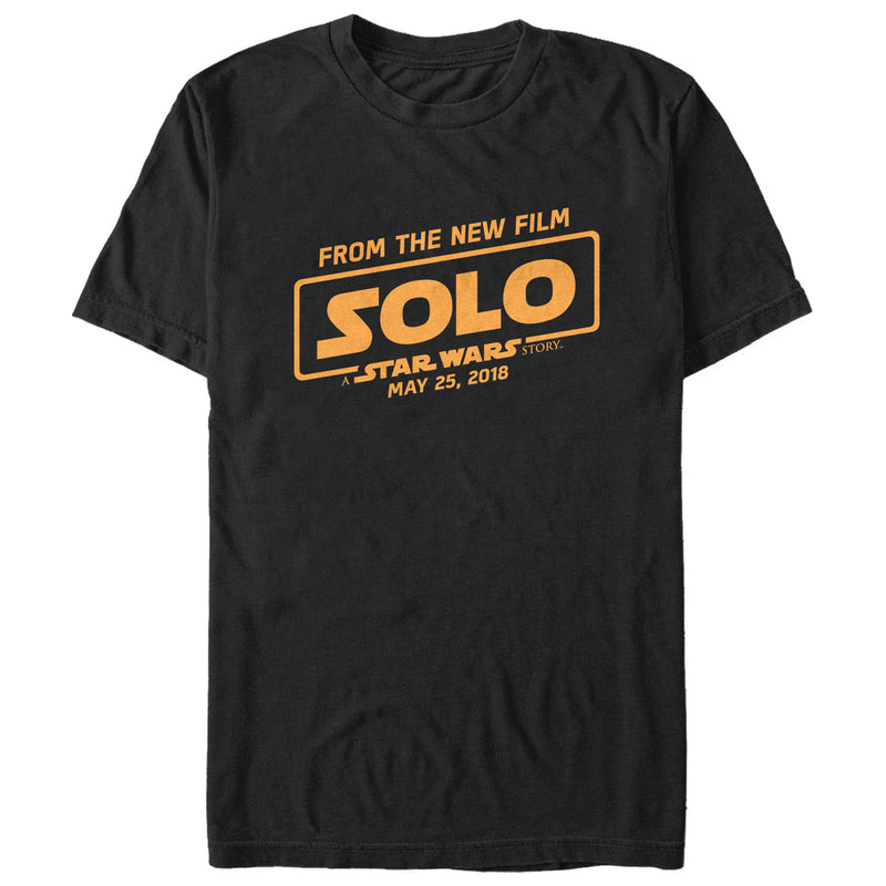 Men's Solo: A Star Wars Story From New Film Logo T-Shirt