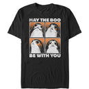 Men's Star Wars The Last Jedi Halloween Porg Boo With You T-Shirt