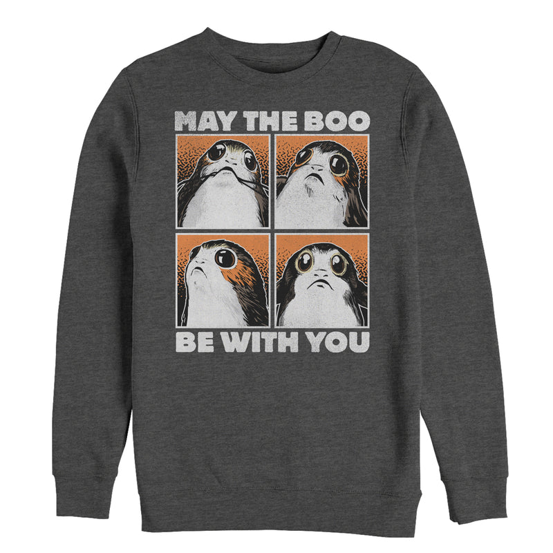 Men's Star Wars The Last Jedi Halloween Porg Boo With You Sweatshirt