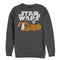 Men's Star Wars The Last Jedi Happy Halloween Porg Logo Sweatshirt