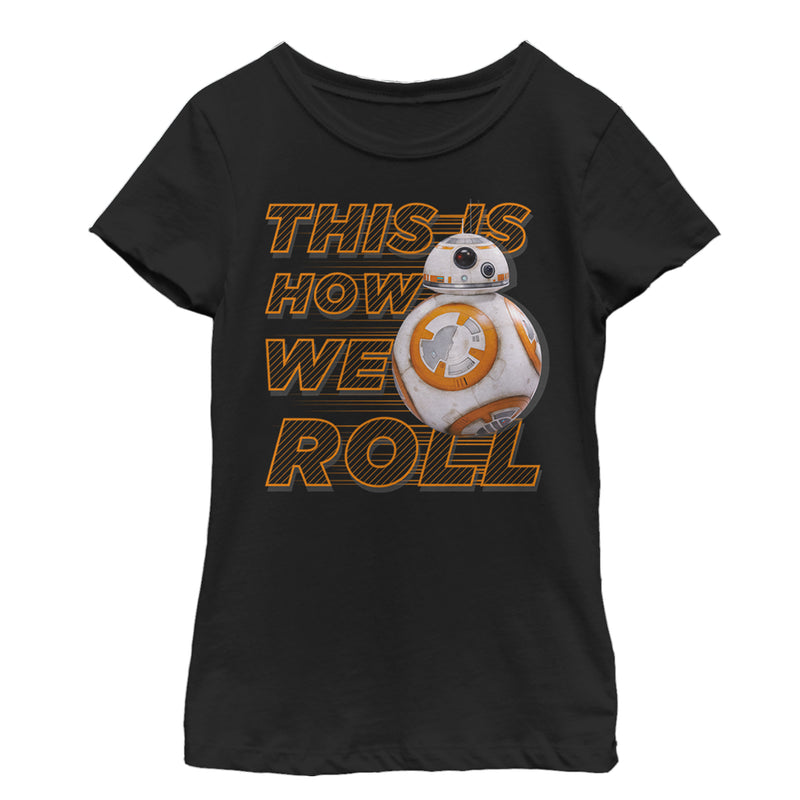 Girl's Star Wars The Force Awakens Vintage Rebel Collage T-Shirt
