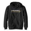 Boy's Star Wars Resistance Ship Logo Pull Over Hoodie