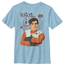 Boy's Star Wars Resistance Poe Dameron Portrait T-Shirt