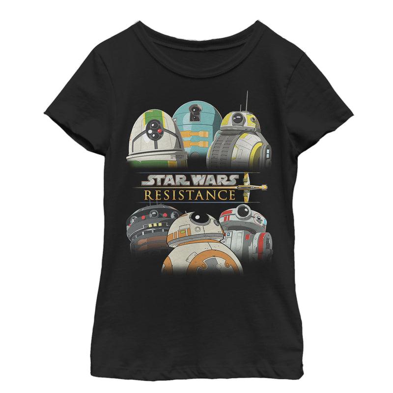 Girl's Star Wars Resistance Droid Shot T-Shirt