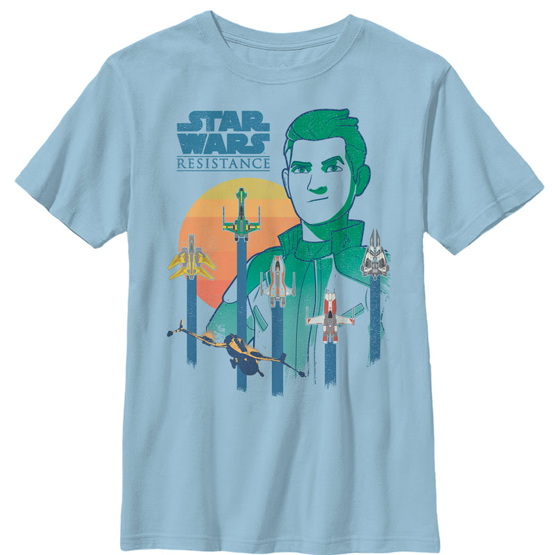 Boy's Star Wars Resistance Kaz Ship Launch T-Shirt