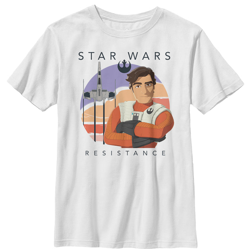 Boy's Star Wars Resistance Poe Launch T-Shirt