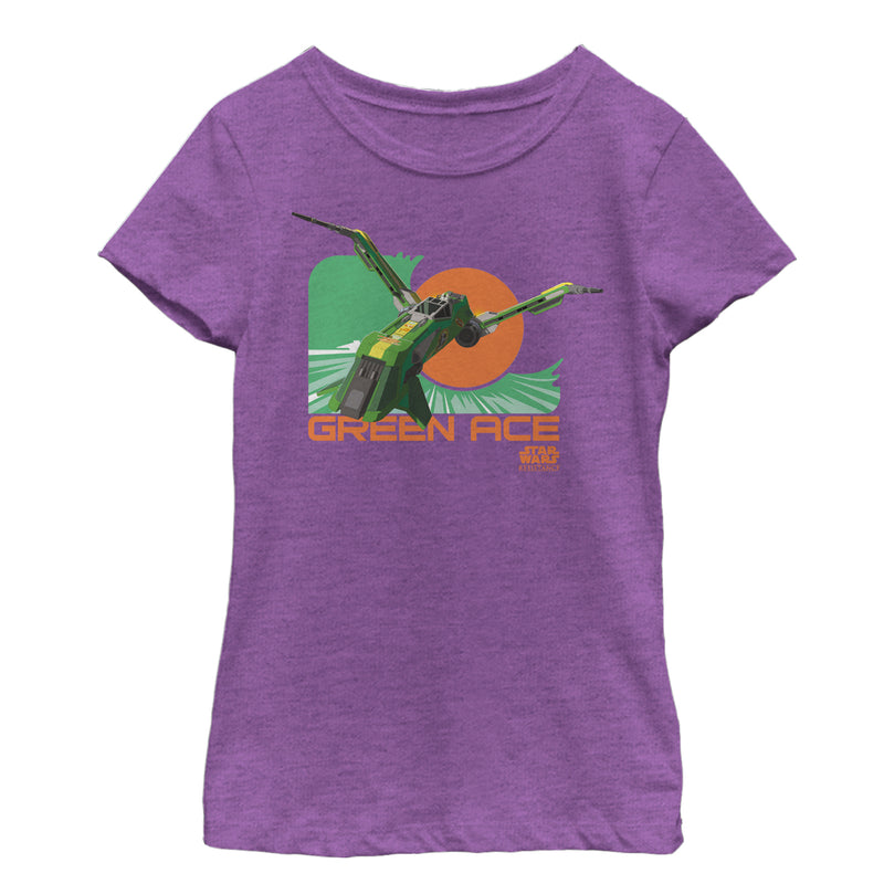 Girl's Star Wars Resistance Ace Flight T-Shirt